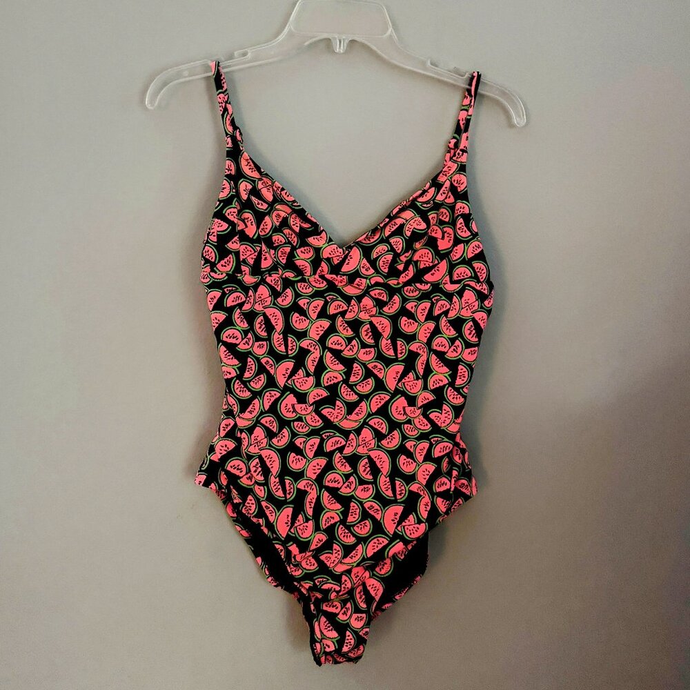 J.Crew Watermelon Print One Piece Swimsuit Medium